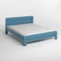 Полуторная деревянная кровать Mebigrand Тоскана Серо-синий (S7010R90B) 120х200 см (MBG-3613)