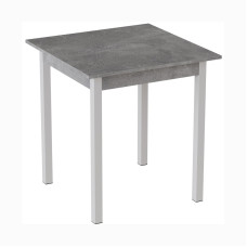 Стол кухонный Ferrum-decor Диего 75x80x80 Белый ДСП Бетон 16мм (FRD-105576)