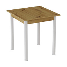 Стол кухонный Ferrum-decor Диего 75x90x90 Белый ДСП Дуб Артизан 16мм (FRD-105717)