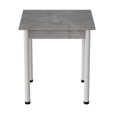 Стол кухонный Ferrum-decor Агата 75x80x80 Белый ДСП Бетон 16мм (FRD-105558)