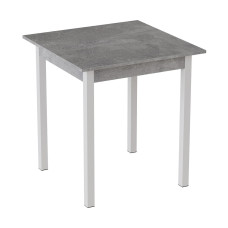 Стол кухонный Ferrum-decor Диего 75x90x90 Белый ДСП Бетон 16мм (FRD-105579)