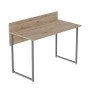 Компьютерный стол Ferrum-decor Скай 75x140x60 серый ДСП Дуб Сан-Марино 32мм (FRD-101559)