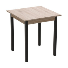 Стол кухонный Ferrum-decor Агата 75x90x90 Черный ДСП Сан-Марино 16мм (FRD-105640)