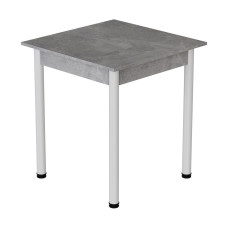 Стол кухонный Ferrum-decor Агата 75x90x90 Белый ДСП Бетон 16мм (FRD-105561)