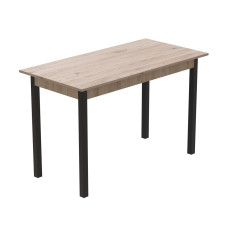 Стол кухонный Ferrum-decor Марио 75x120x60 Черный ДСП Сан-Марино 16мм (FRD-105661)