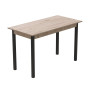 Стол кухонный Ferrum-decor Марио 75x120x60 Черный ДСП Сан-Марино 16мм (FRD-105661)