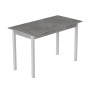 Стол кухонный Ferrum-decor Марио 75x120x60 Белый ДСП Бетон 16мм (FRD-105582)