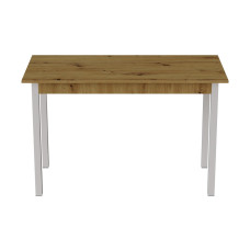 Стол кухонный Ferrum-decor Марио 75x120x60 Белый ДСП Дуб Артизан 16мм (FRD-105723)