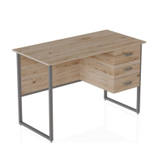 Компьютерный стол Ferrum-decor Гарри 75x120x70 серый ДСП Дуб Сан-Марино 32мм (FRD-101479)