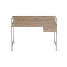 Письмовий стіл Ferrum-decor 750x1000x600 Білий метал ДСП Дуб Сан-Марино 32 мм (FRD-103437)