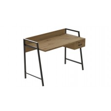 Письмовий стіл Ferrum-decor 750x1000x600 Чорний метал ДСП Дуб Артизан 32 мм (FRD-103427)