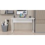Письменный стол с ящиками Ferrum-decor Оскар 750x1400x600 металл Белый ДСП Бетон 16 мм (FRD-103247)