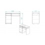 Стол компьютерный Вито Ferrum-decor 750x1000x500 ДСП Дуб Сонома 16 мм (FRD-104827)