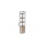 Етажерка 4/34 Ferrum-decor Серії Конект з тумбою 179x34x28 Сірий ДСП Сан-Марино (FRD-104478)