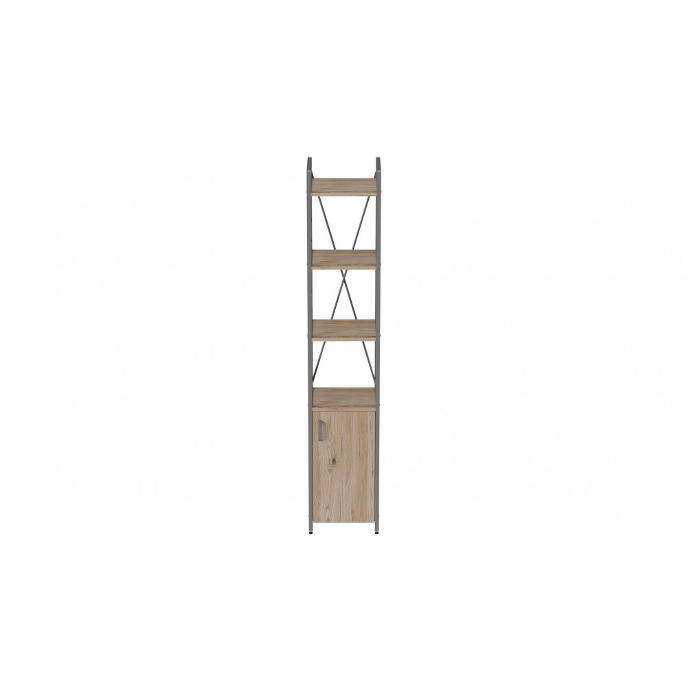 Етажерка 4/34 Ferrum-decor Серії Конект з тумбою 179x34x28 Сірий ДСП Сан-Марино (FRD-104478)