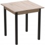 Стол кухонный Ferrum-decor Агата 75x70x70 Черный ДСП Сан-Марино 16мм (FRD-105668)