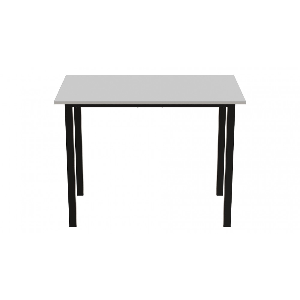 Стіл універсальний Knap Ferrum-decor 750x1400x700 Чорний метал ДСП Білий 16 мм (FRD-106378)