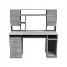 Стол компьютерный Анжело Ferrum-decor 1400x1422x600 ДСП Бетон 16 мм (FRD-104709)