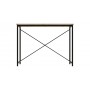 Стол письменный Line Лайт Ferrum-decor 750x1000x500 Черный металл ДСП Дуб Сонома 16 мм (FRD-104839)