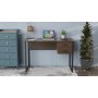 Компьютерный стол Ferrum-decor Гарри 75x140x60 серый ДСП Дуб Сан-Марино 16мм (FRD-101464)