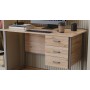 Компьютерный стол Ferrum-decor Гарри 75x120x60 серый ДСП Дуб Сан-Марино 16мм (FRD-101454)