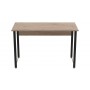 Компьютерный стол Ferrum-decor Курт 75x100x60 черный ДСП Дуб Сан-Марино 16мм (FRD-102024)