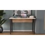 Компьютерный стол Ferrum-decor Курт 75x100x60 черный ДСП Дуб Сан-Марино 16мм (FRD-102024)