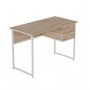 Компьютерный стол Ferrum-decor Дакота 75x120x70 белый ДСП Дуб Сан-Марино 32мм (FRD-102124)