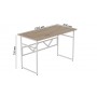 Компьютерный стол Ferrum-decor Раян 75x100x60 белый ДСП Дуб Сан-Марино 16мм (FRD-101124)