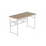 Компьютерный стол Ferrum-decor Раян 75x100x60 белый ДСП Дуб Сан-Марино 16мм (FRD-101124)