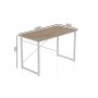Компьютерный стол Ferrum-decor Дейв 75x140x60 белый ДСП Дуб Сан-Марино 32мм (FRD-102164)