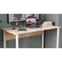 Компьютерный стол Ferrum-decor Курт 75x100x60 белый ДСП Дуб Сан-Марино 32мм (FRD-102204)