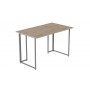 Компьютерный стол Ferrum-decor Ханна 75x140x70 серый ДСП Дуб Сан-Марино 16мм (FRD-101444)