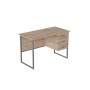 Компьютерный стол Ferrum-decor Гарри 75x140x60 серый ДСП Дуб Сан-Марино 16мм (FRD-101464)