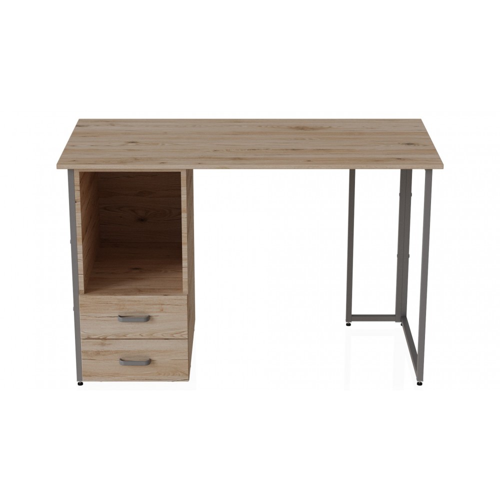 Компьютерный стол Ferrum-decor Отто 75x140x70 серый ДСП Дуб Сан-Марино 16мм (FRD-101524)