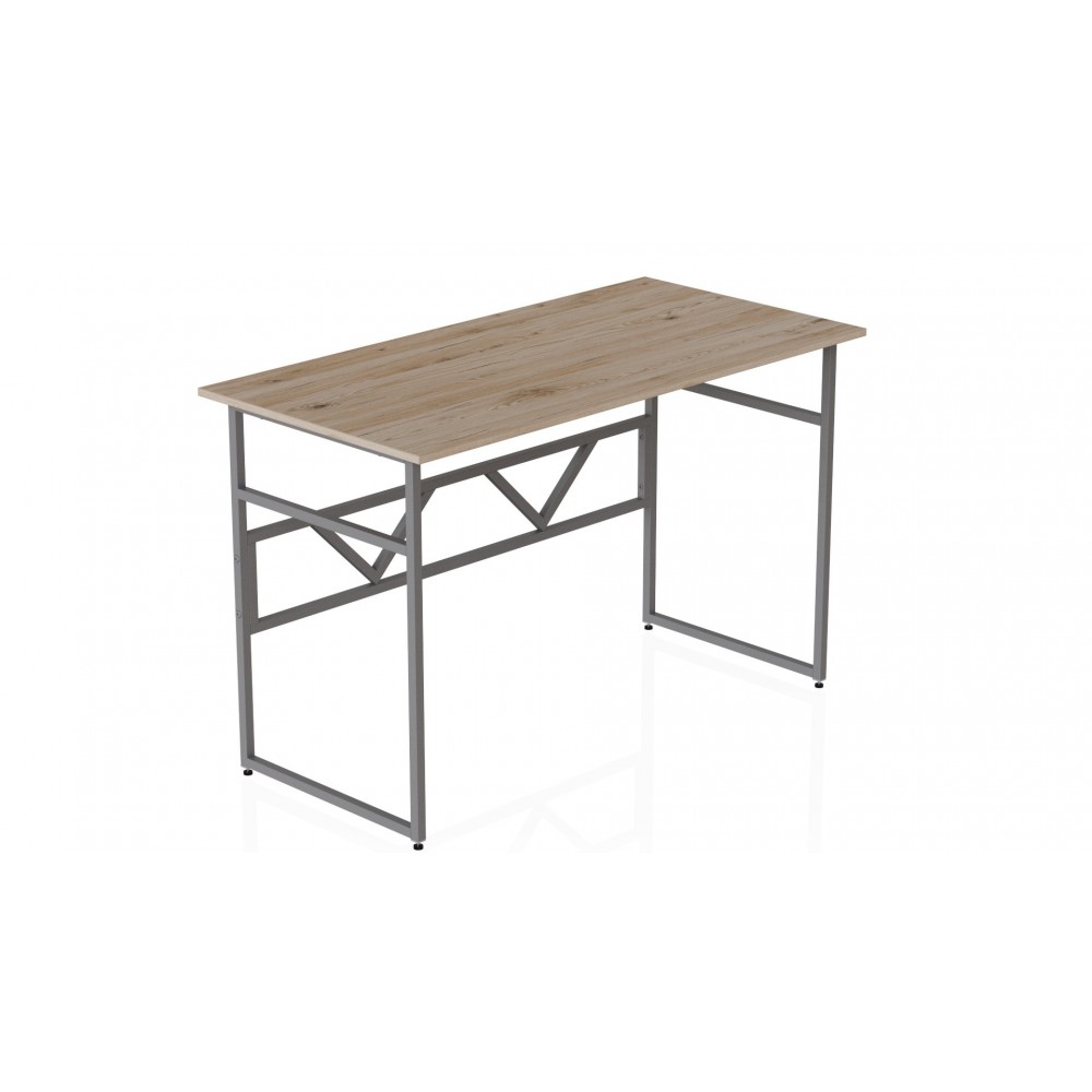 Компьютерный стол Ferrum-decor Раян 75x100x70 серый ДСП Дуб Сан-Марино 16мм (FRD-101624)