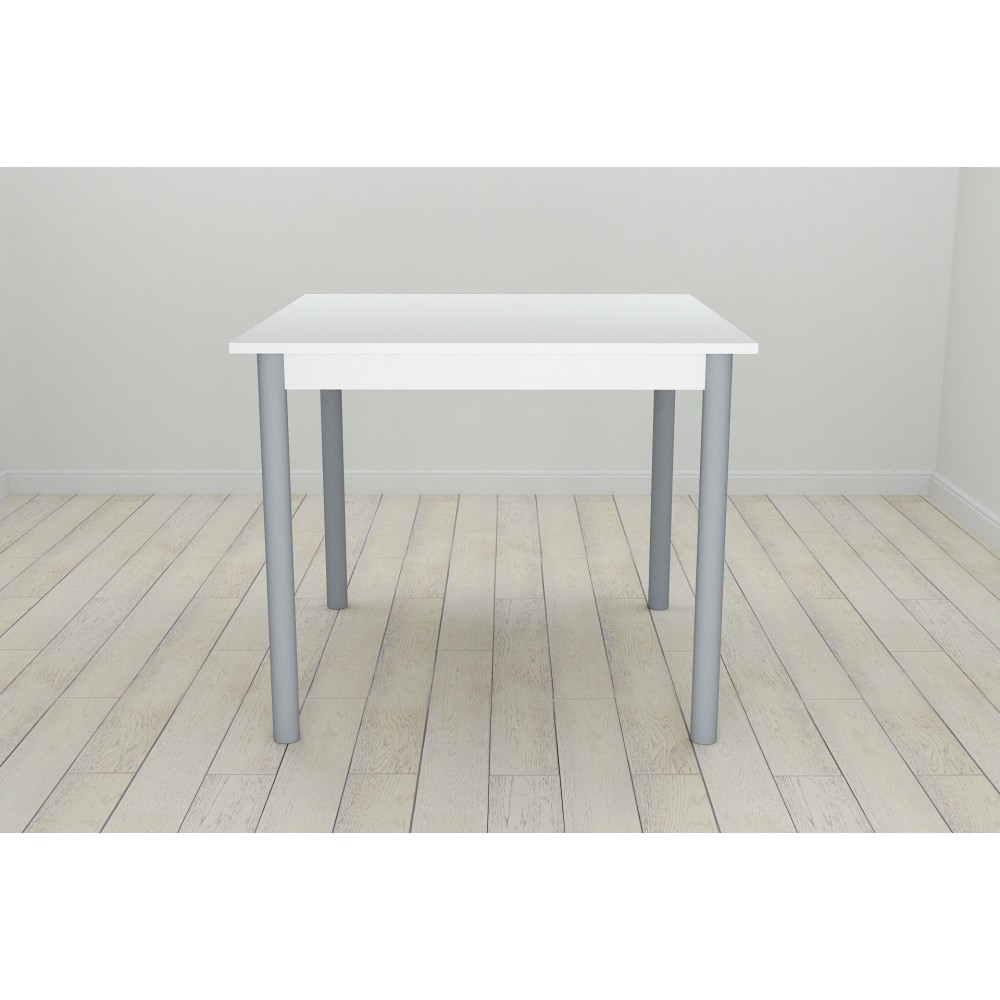 Стол кухонный Ferrum-decor Агата 75x90x90 Серый ДСП Белое 16мм (FRD-106260)