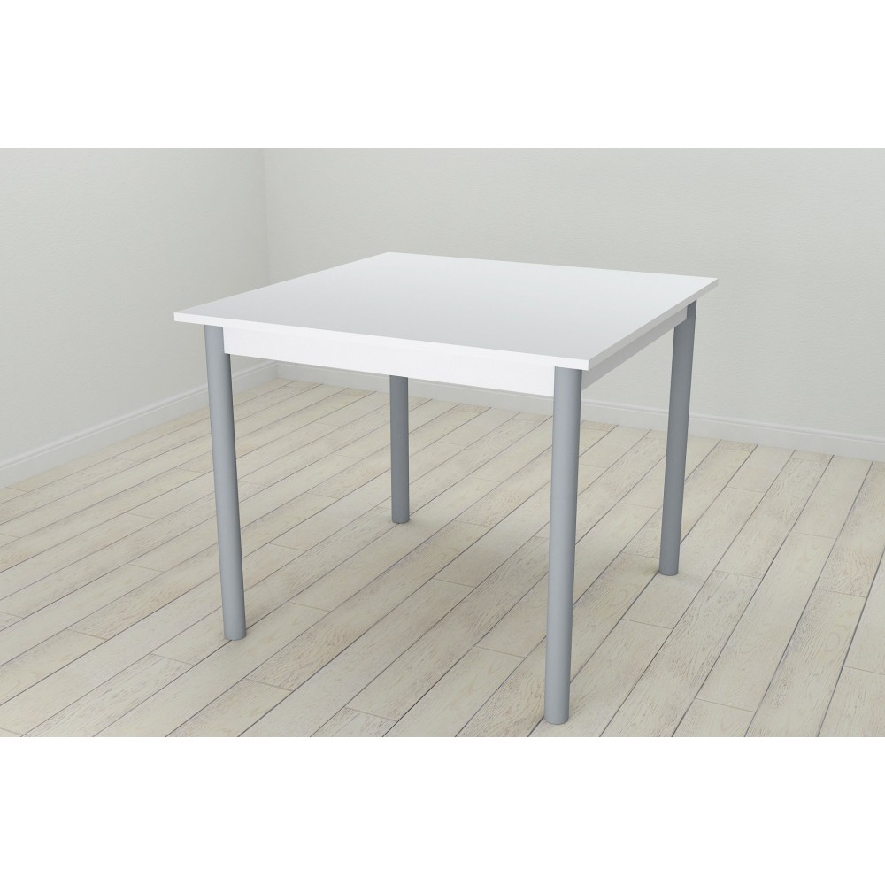 Стол кухонный Ferrum-decor Агата 75x90x90 Серый ДСП Белое 16мм (FRD-106260)