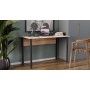 Компьютерный стол Ferrum-decor Курт 75x100x60 черный ДСП Дуб Сан-Марино 16мм (FRD-102024)