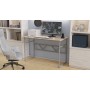 Компьютерный стол Ferrum-decor Раян 75x100x70 серый ДСП Дуб Сан-Марино 16мм (FRD-101624)