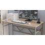 Компьютерный стол Ferrum-decor Раян 75x140x70 серый ДСП Дуб Сан-Марино 16мм (FRD-101644)