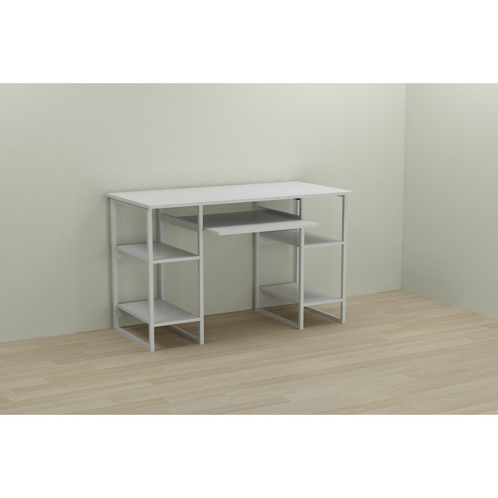 Письменный стол Ferrum-decor Тим 75x140x60 белый ДСП Белое 16мм (FRD-101364)