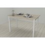 Стол кухонный Ferrum-decor Марио 75x120x80 Белый ДСП Сонома 16мм (FRD-106332)