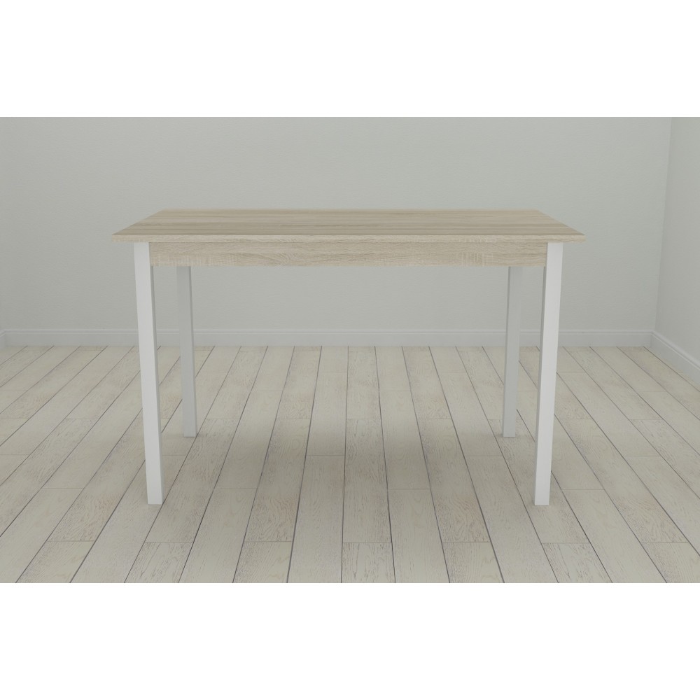 Стол кухонный Ferrum-decor Марио 75x120x80 Белый ДСП Сонома 16мм (FRD-106332)