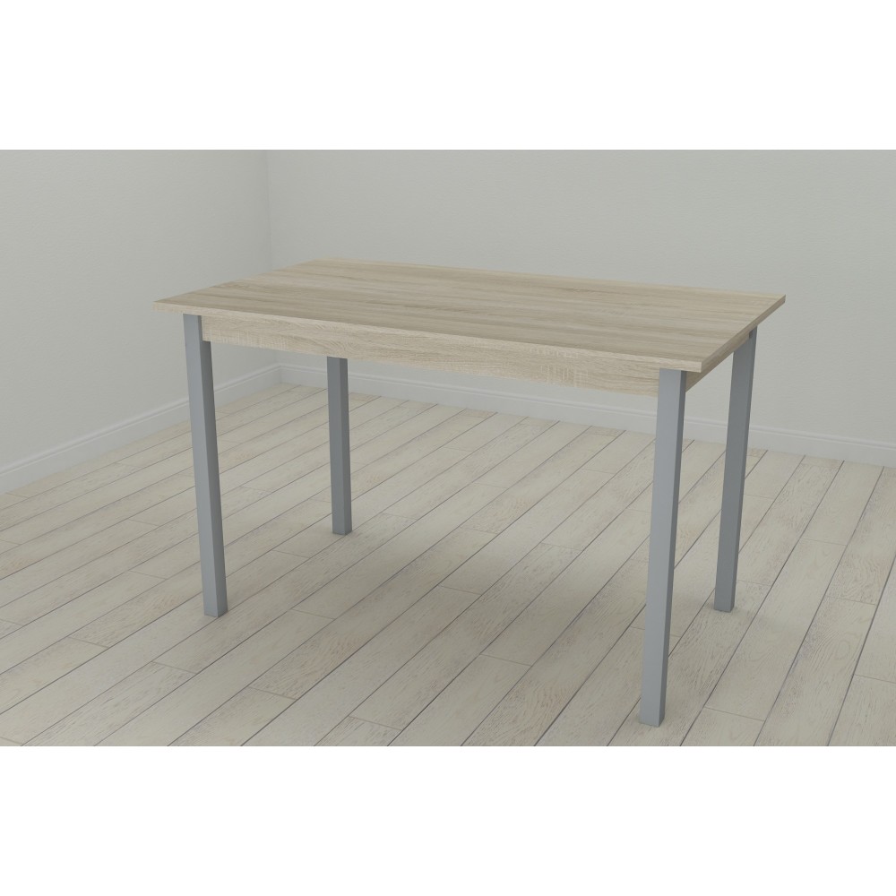 Стол кухонный Ferrum-decor Марио 75x120x60 Серый ДСП Сонома 16мм (FRD-106322)