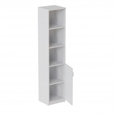 Пенал Анжело Ferrum-decor на 4 полиці з 1 дверима 1900x400x380 ДСП Біле 16 мм (FRD-104911)