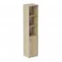 Пенал Анжело Ferrum-decor на 4 полки с 1 дверью 1900x400x380 ДСП Дуб Сонома 16 мм (FRD-104914)