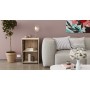 Стол-тумба трансформер Смарт 2/2 Ferrum-decor 750x1450x600 Черный металл ДСП Дуб Сан-Марино 16 мм (FRD-105103)
