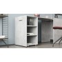Стол-тумба трансформер Смарт 1/1 Ferrum-decor 750x1450x500 ДСП Бетон 16 мм (FRD-105073)