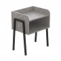 Тумба модульна Ferrum-decor Джузі 540x450x320 метал Чорний ДСП Бетон 16 мм (FRD-102974)